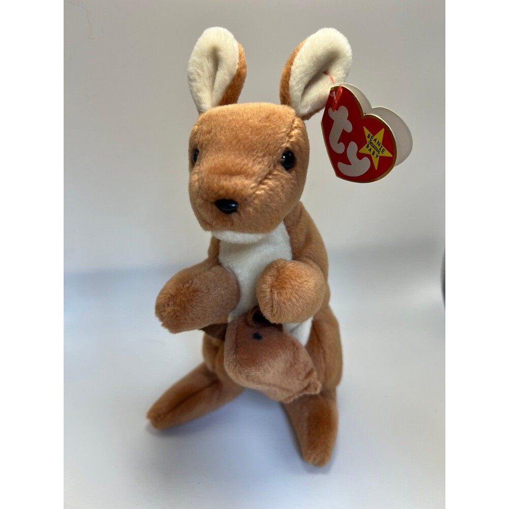 Pouch the Kangaroo EUC Vintage 1996 TY Beanie Baby Collectible 90s Trends